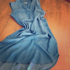 Denim shift dress! Size Med